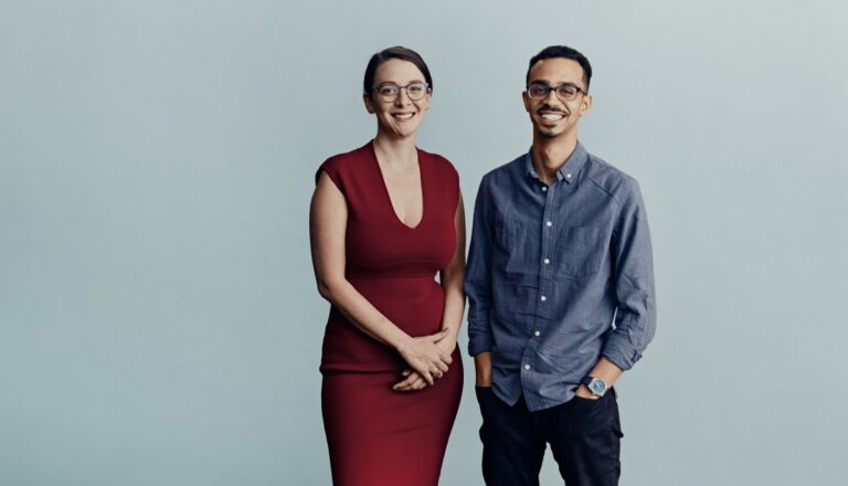 Carey Anne Nadeau and John Henry, the co-founders of Loop.