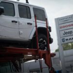Jeep vehicles delivered to a dealership